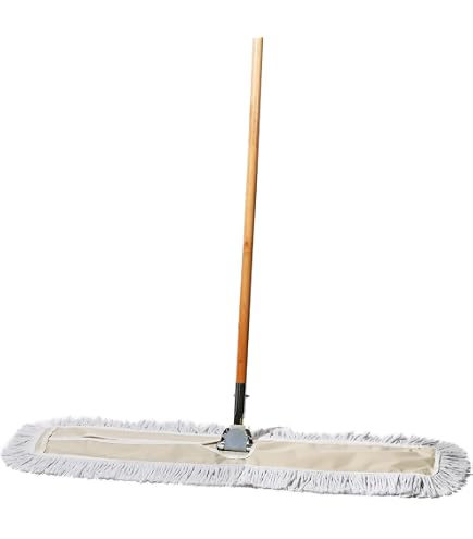 O-Cedar Commercial Maxi Dust Mop Kit, 36-Inch - Includes Cotton Cut-End Mop, Frame, And Snap-On Handle