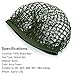 Tactical Helmet Net Cover 3 PCS Army Green Nylon Helmet Camouflage Netting for M1 M35 M88 Helmet