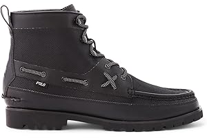 POLO RALPH LAUREN mens Ranger Mid Suede & Faux-shearling Boot