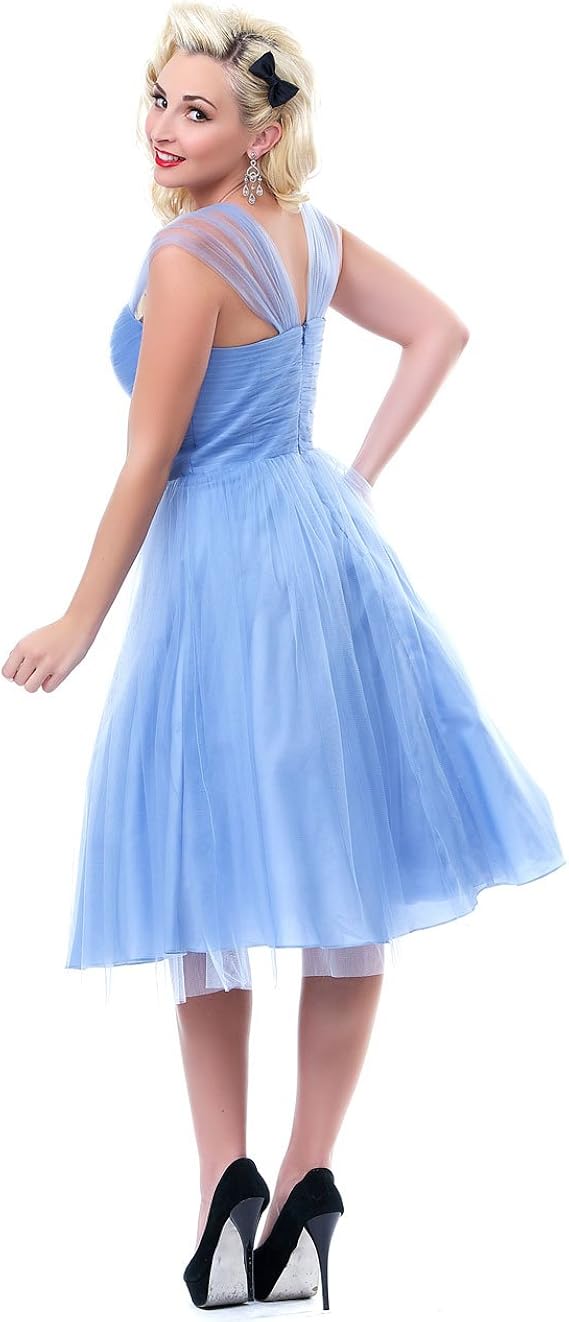 periwinkle cocktail dress