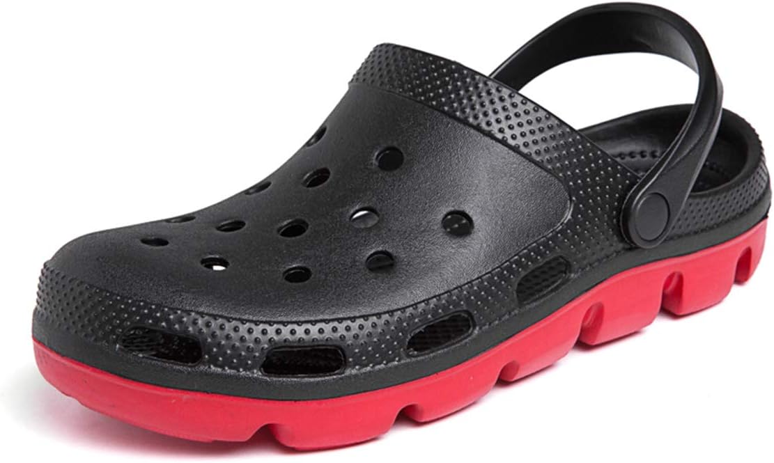 HSBUY Women's and Men's Clogs Slip on Water Shoes Casual Summer Clog Classic Clog Shoes Comfort Garden Water Shoes Non Skid with Arch Support