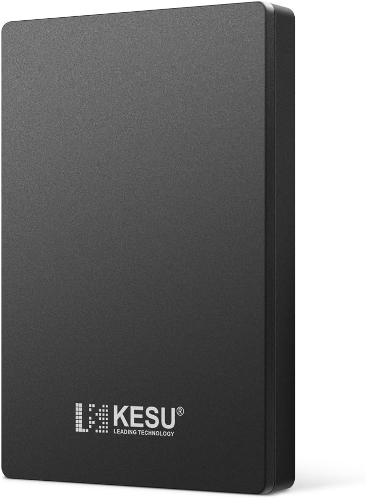 2.5" 120GB Portable External Hard Drive USB3.0 SATA HDD Storage for PC, Desktop, Laptop (Black)