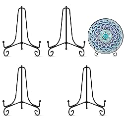 vivinin 4 Pack Plate Stands For Display,Plate