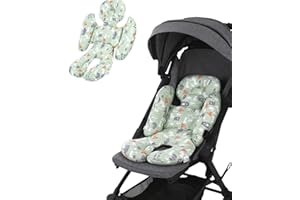 TOPOQ Baby Stroller Insert Stroller Head and Body Support Cushion Car Seat Insert Universal Pram Seat Cushion Stroller Liner Pushchair Seat Cushion Pad for Baby High Chair Buggy Bassinet
