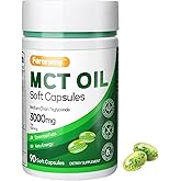 Faroromy MCT Oil Capsules C8 – Pure C8 Medium Chain Triglycerides from Coconut – Keto MCT Pills – Non-GMO, Gluten-Free – 90 Capsules