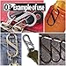 Nite Ize Size-0.5 S-Biner Dual Spring Gate Carabiner, Stainless, 2-Pack