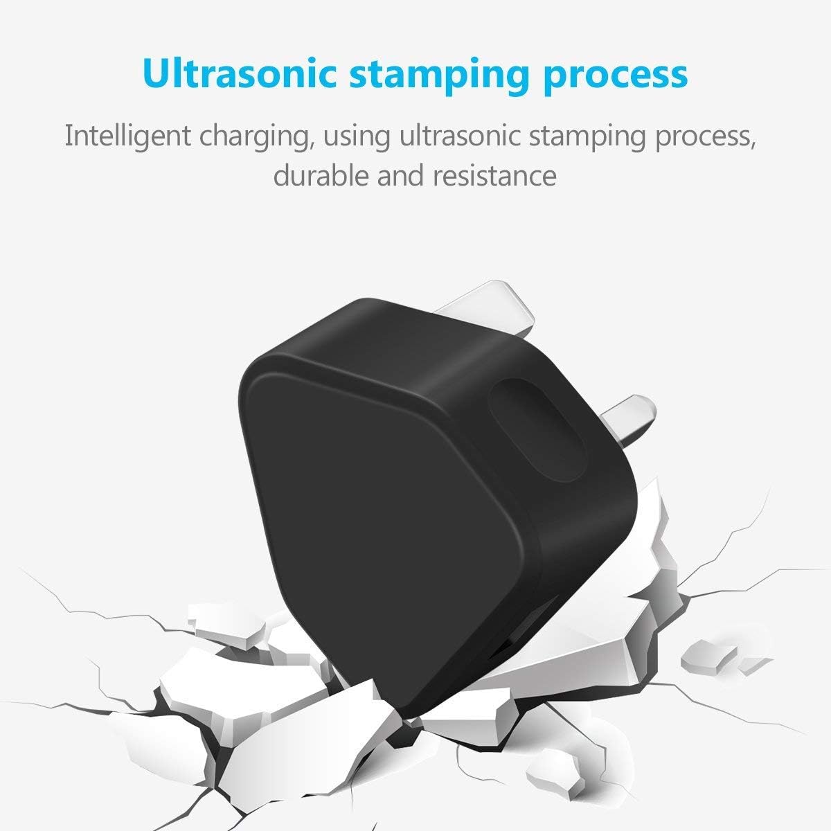 TheMax® USB 2.0 Data Sync Charging Cable 1 meter + 1000mAh USB Charger Plug Compatible with iiPhones 6/7/8/X/XS/XS Max/11/12/12 Pro Max/13/13 Mini/14/14 plus (1 Meter - Image 5