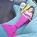 Girls Crochet Mermaid Tail Blanket For Kids and Adults