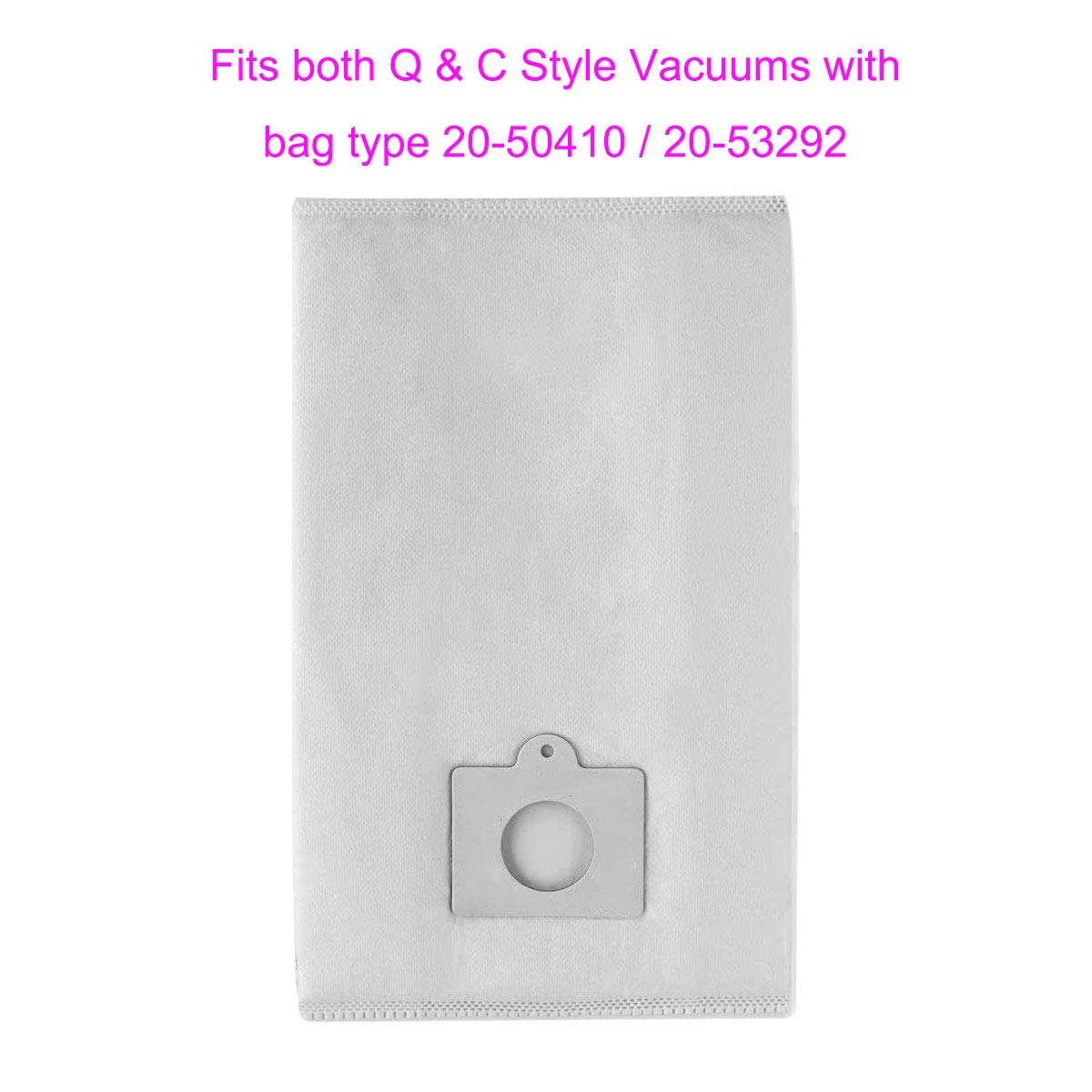 VacBoom 6 Pack HEPA Cloth Dust Bags 
