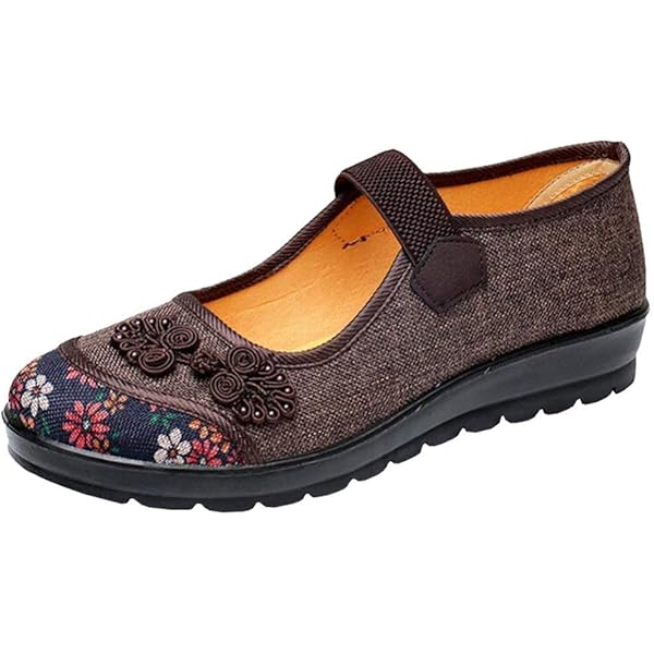 Amazon.com | inupon Womens Black Mary Jane Shoes Mesh Chinese