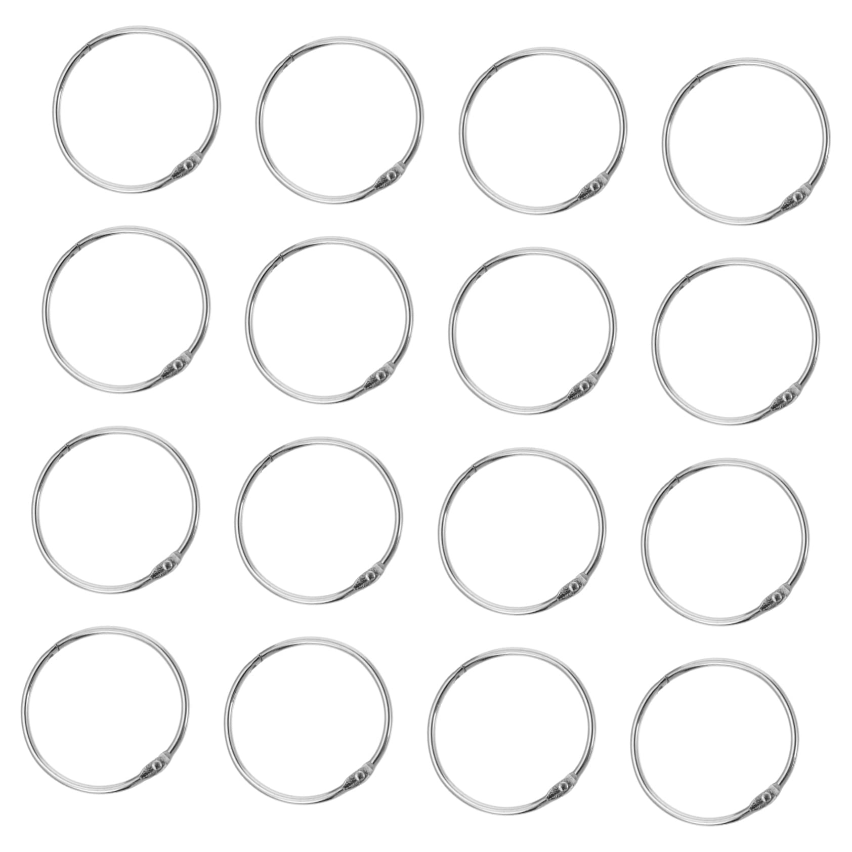 Cabilock 24pcs Shower Curtain Diameter Metal Hooks Easy to Install Rustproof Hoops for Bathroom Rods Modern Design for Home Convenient Curtain Accessories