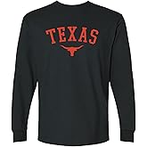 Texas Long Sleeve T-Shirt for Men, Women, Unisex, 100% Cotton, Texas State Pride Graphic Tee, Standard Fit Long Sleeve Top