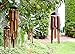 Cohasset Gifts Bamboo Wind Chime | #133 | Plain Antique Bamboo Wind Chime | Wood Outdoor Home Décor | Natural Beautiful Sound | Medium | Natural Wood Finish |