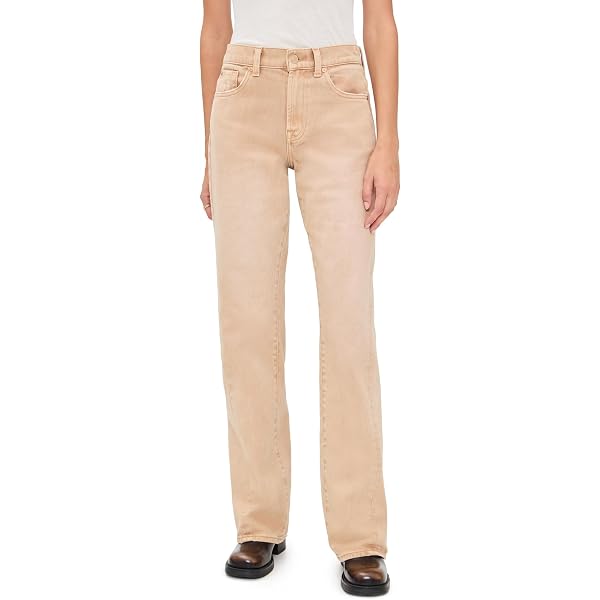 Pantalon Skinny 7 For All Mankind Taille 30 - Couleur Beige - Tissu Stretch Confortable - Occasion Très Bon état