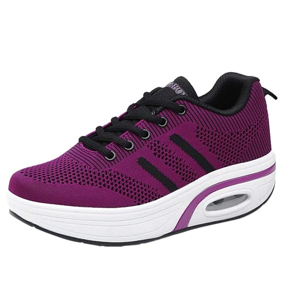 CUTUDE Damen Laufschuhe Freizeit Bequem Mesh Ultra-Leicht Atmungsaktiv Sportschuhe Sneaker Walking Jogging Laufen Basketball 