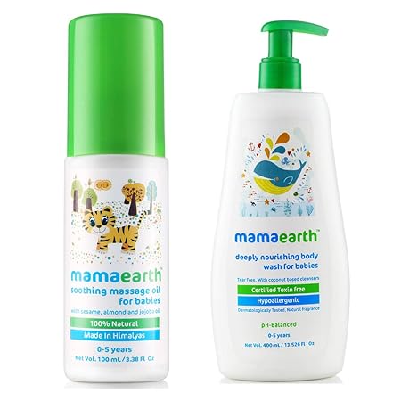 mamaearth soothing massage oil