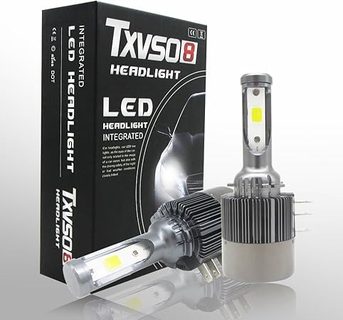 Amazon Co Jp H15 Ledヘッドライト 変換キット 110w lm 6000k ハロゲン 白 2pcs カスタムcobチップ 車 バイク