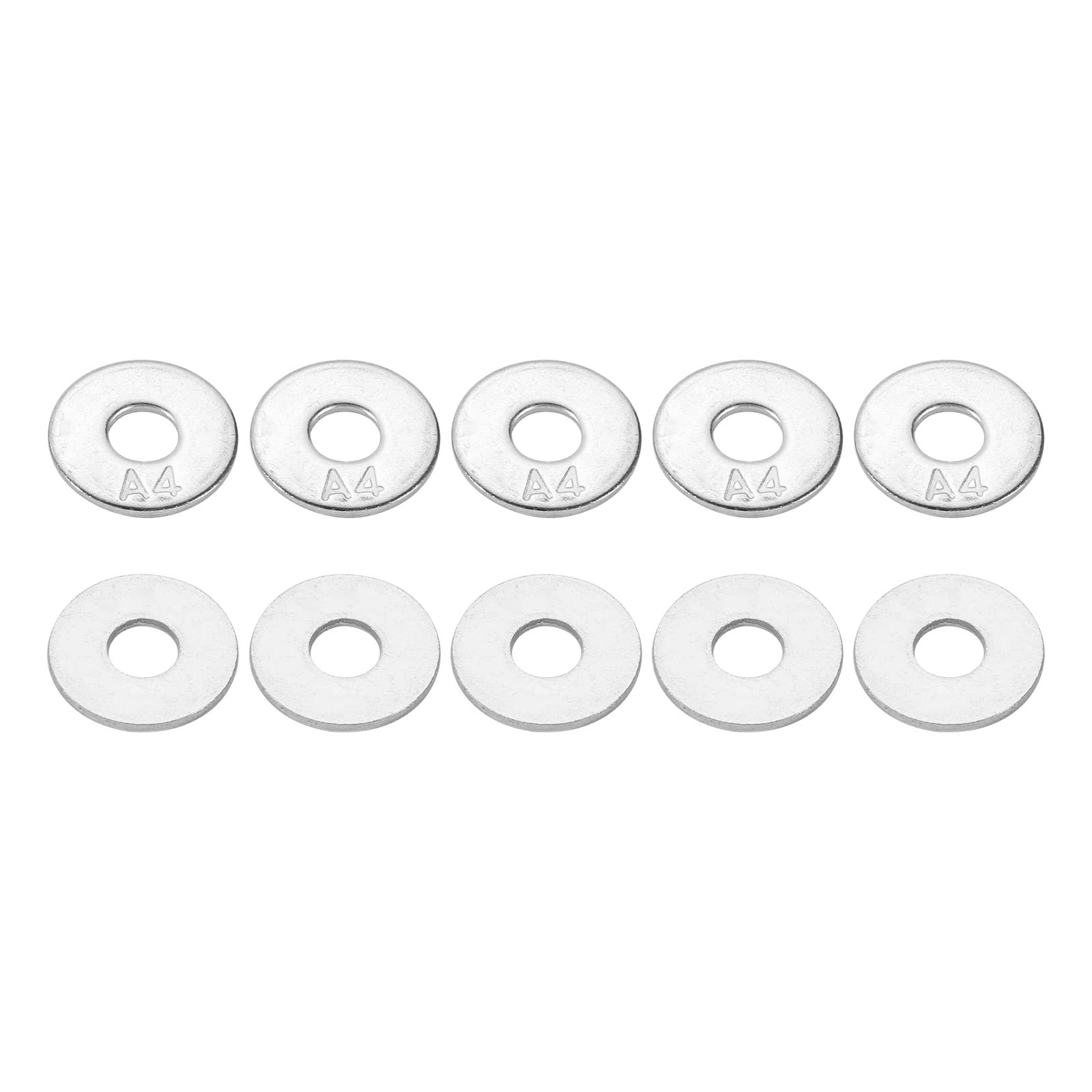 DTGN 8.5mmx24mmx2mm(IDxODxT) 304 Stainless Steel Flat Washers - 20Pack - Good for Industrial Machinery - Flat Ring Gaskets - Silver Tone