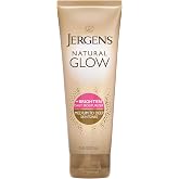 Jergens Natural Glow Self Tanner Body Lotion, Sunless Tanning, Medium to Deep Skin Tone, Daily Moisturizer with Coconut Oil,