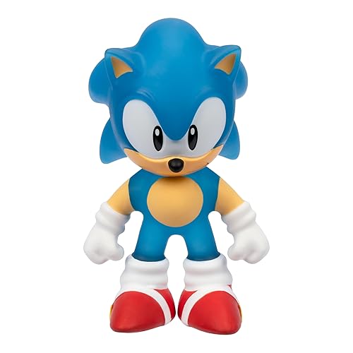 Heroes of Goo Jit Zu Sonic The Hedgehog, Speed Surge Sonic, Powered Up with Glow Surge Giving Him Glow-in-The-Dark Powers, Squishy, Stretchy Filling, Stretch Him Up to 3 Times His Size