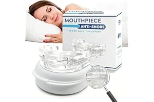 Zenouv Anti-Snoring Mouthpiece Adjustable Night Guard for Sleep Comfortable Oral Mouth Guard with Portable Storage Case for N