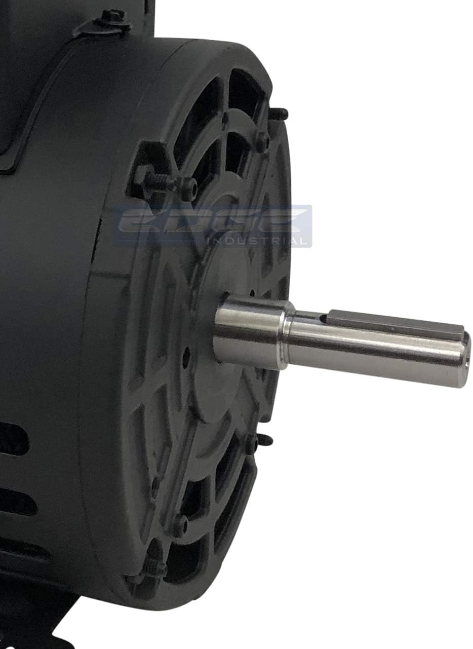 New 5HP Electric Motor for air Compressor 56 Frame 3440 RPM 5/8" Shaft 20.3 AMP 230 Volt - - 