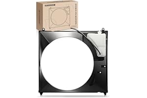 A-Premium Front Engine Radiator Cooling Fan Shroud Compatible with Toyota Tundra 2007-2021, Sequoia 2008-2021, 4.6L 5.7L, Rep