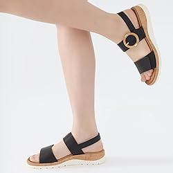UBFEN Womens Flat Sandals Arch Support Open Toe