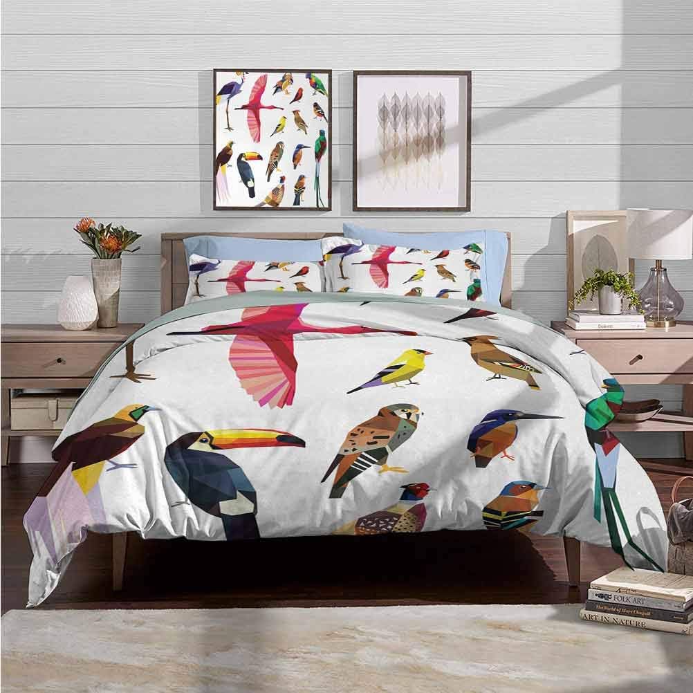 Bedding Duvet Cover Set Birds Toddler Bedding Sets Colored