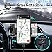 Universal Car Phone Mount, Car Phone Holder for Car Air Vent with Quick Release Button Compatible with iPhone X/XR/XS/Max/8/Plus, Samsung Galaxy S10/10+/9/Note 9/8, Google, Huawei and More