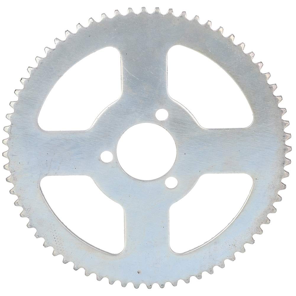 Alupre Electric Scooter Sprocket Metal Crankset Gear Plate Steel 65 Tooth 25h 3 Holes Scooter Sprocket Accessory For Modified Scooter And Electric Bicycle