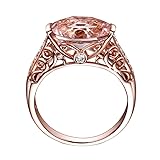 Auwer Rings, 2-in-1 Womens Vintage White Diamond