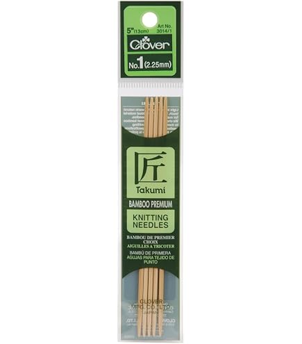 25AUG01_【希少】Toney Pena/トニーペンナ・ウッド3本 Amazon.com: Takumi Bamboo Double Point Knitting Needles 7
