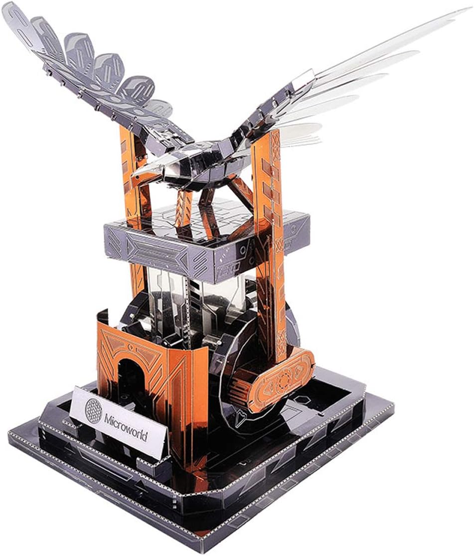 Microworld Mechanical Eagle 3D Metal Model Kits DIY Assemble Building Puzzle Laser Cut Jigsaw Toys - Z017