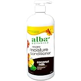 Alba Botanica More Moisture Conditioner for Dry Hair, Coconut Milk, 32 FL OZ