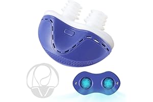 LUNIA Anti Snoring Device - Mini SleepApnea Devices - Variable Anti Snoring Aid - Upgraded Stop Snoring Solution - Suitable for All Nose Shapes - Blue - Kd