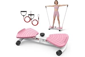 SolidFit Waist Twister Machine Exercise, 326 lbs Ab Twister Board for Exercise, Home Gym, Balance Training & Fat Burning, Noi