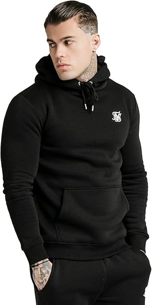 siksilk muscle fit overhead hoodie