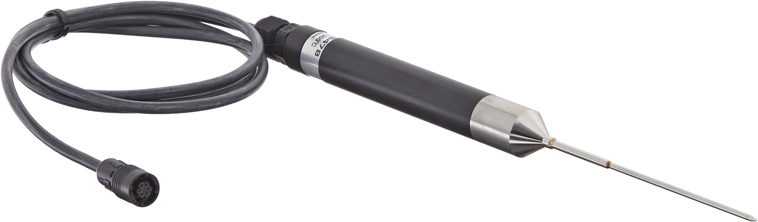 Hioki 9478 Sheath Type Temperature Probe for HiTesters, 11/128" Tip, 3-15/16" Sheath Length, 3-35/128' Cord Length