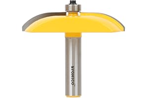 Yonico 12133 Raised Panel Router Bit with Cove Door 3-1/8-Inch Diameter 1/2-Inch Shank