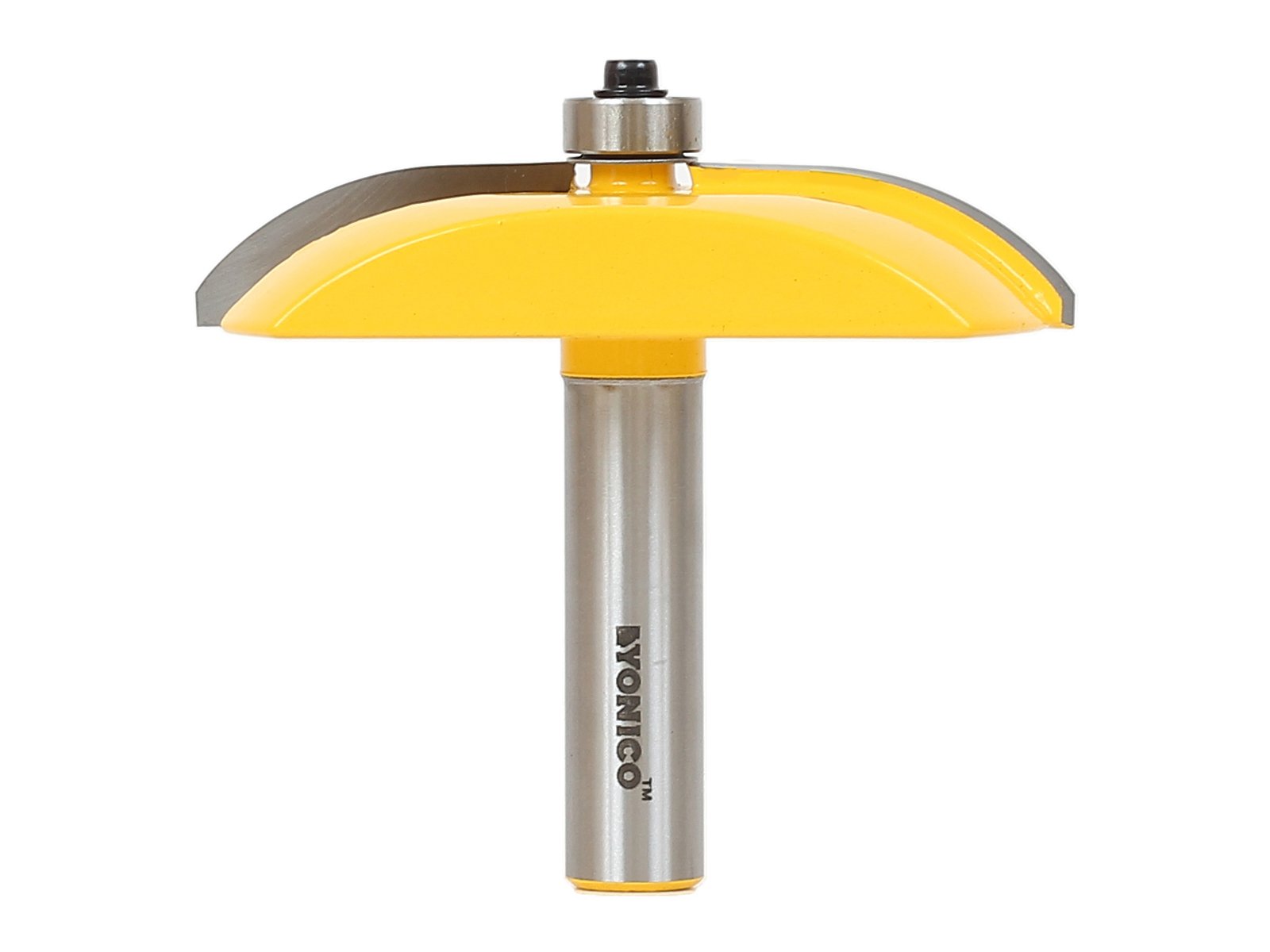 Yonico 12133 - Raised Panel Router Bit, Cove - Diameter: 3-1/8", Cutting Depth: 1-5/16" - 1/2" Shank — image 1