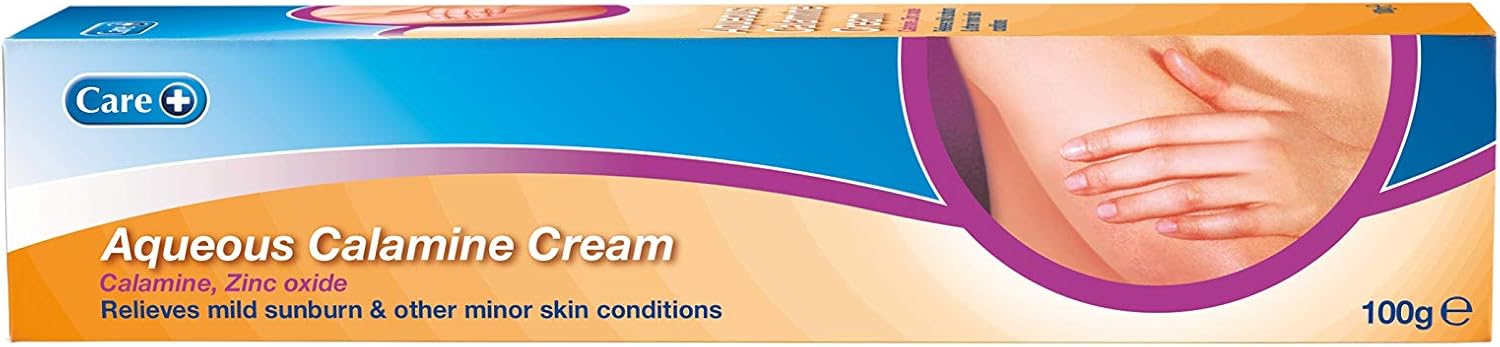 Care Aqueous Calamine Cream Sunburn Relief Soothing Itch Relief Cream Itchy skin relief for adults & Children TLC For Dry Skin And Other Minor Skin Conditions 100g 1 Pack - Image 3