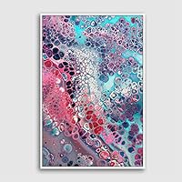 Framed Canvas Wall Art Clouds and Colors Canvas Prints Home Artwork Decoration for Living Room,Bedroom - 16x24 inches
