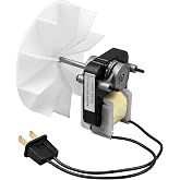 Siasky Universal Bathroom Vent Exhaust Fan Motor Replacement Motors Kit, Fit for Nu-Tone Br-oan Exhaust Vent Fan Motor 120V 50CFM, with Blower Wheel