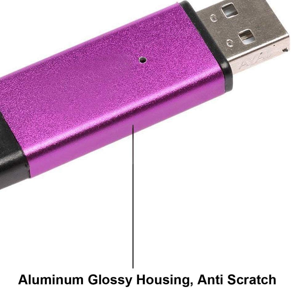 Memwah Micro SD Card Reader - Fast USB 2.0 Adapter for all MicroSD Cards Micro SDHC, Micro SDXC - Purple - Image 5