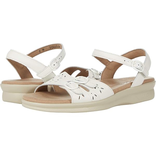 Sandalias Planas SAS Huggy Para Mujer - Piel De Calidad, Ajuste De Tres Correas, Color Ámbar