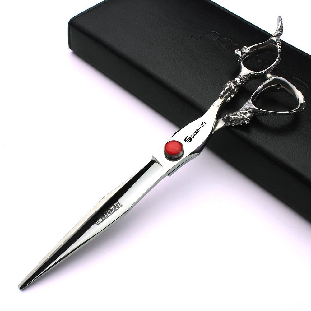 Professional 7.5 inch Hair Scissors Japan 440C Dragon Pattern Handle