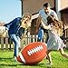3 Foot Giant Inflatable Football - Jumbo Playground Blow Up Beach Ball Kickball Outdoor Backyard Lawn Poolside Game for Kids Adults