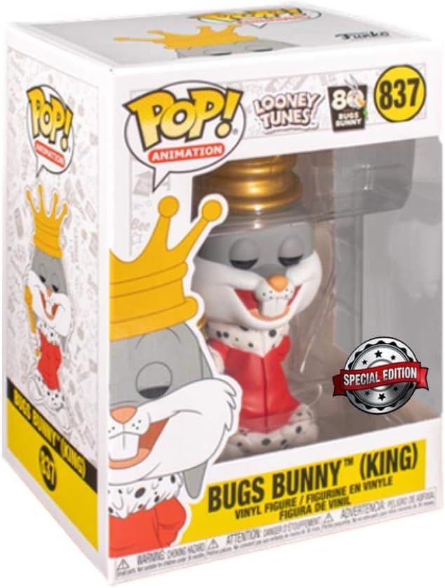 Funko Pop! Animation: Bugs 80th - King Bugs, Multicolor - Image 4