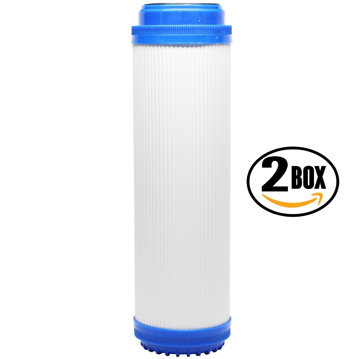2 Boxes of Replacement for Watts CT-1 Granular Activated Carbon Filter - Universal 10-inch Cartridge Compatible with WATTS PREMIER 500315 CT-1 DRINKING WATER SYSTEM - Denali Pure Brand